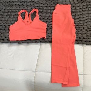 ALO Matching Set Coral Size S
